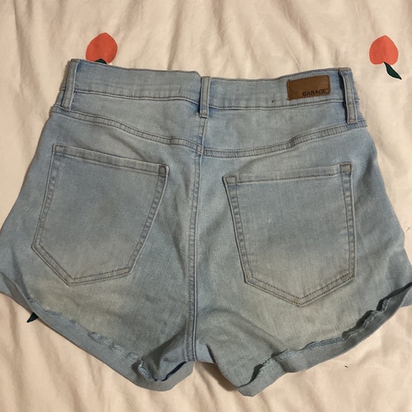 Garage Ultra High Rise Fold-over Shorts - Picture 3 of 7